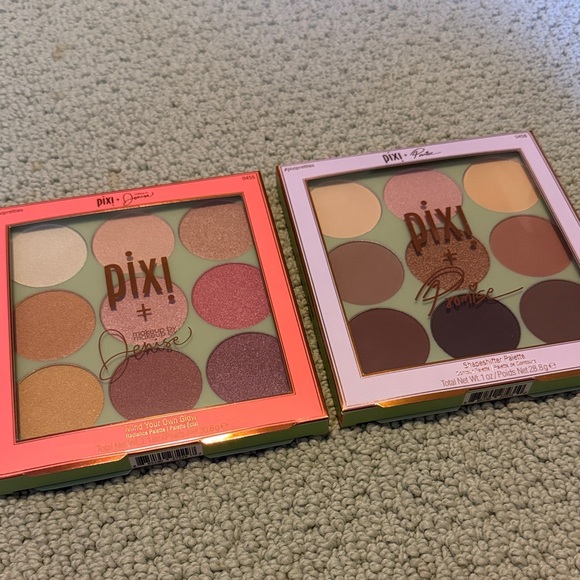 Pixi Eyeshadow Palette Duo - Gold and Pink Hues - Picture 1 of 3